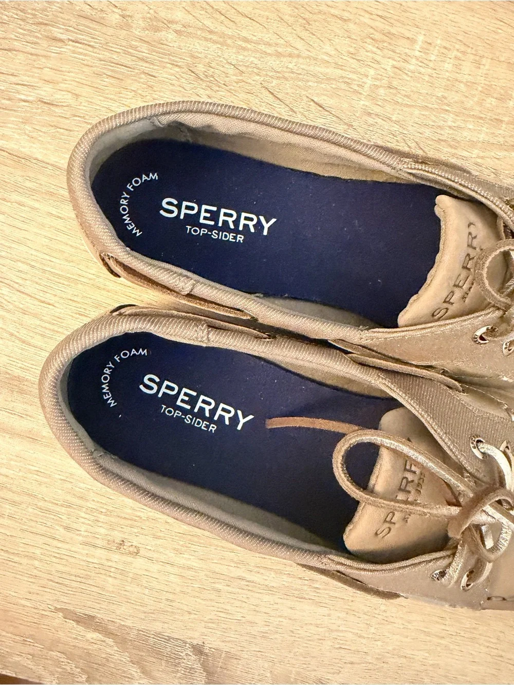 Sperry Tan Boat Shoes Leather Shoes Size 8.5